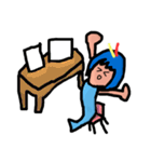 人魚なこち（個別スタンプ：18）