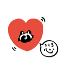 禅たぬき（一語）（個別スタンプ：11）