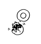 禅たぬき（一語）（個別スタンプ：33）