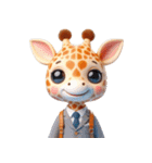 キリンの笑い集団 (Giraffe Giggle Gang)（個別スタンプ：15）