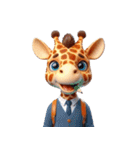 キリンの笑い集団 (Giraffe Giggle Gang)（個別スタンプ：20）