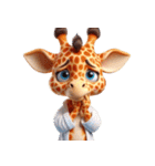 キリンの笑い集団 (Giraffe Giggle Gang)（個別スタンプ：31）