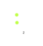 おしゃカワ点字（数字）（個別スタンプ：13）