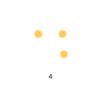 おしゃカワ点字（数字）（個別スタンプ：15）