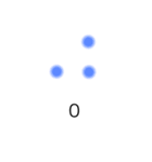 おしゃカワ点字（数字）（個別スタンプ：21）