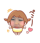 悪ガキ姉妹（個別スタンプ：15）