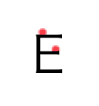 おしゃカワ点字（アルファベット）（個別スタンプ：5）