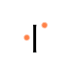 おしゃカワ点字（アルファベット）（個別スタンプ：9）