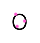 おしゃカワ点字（アルファベット）（個別スタンプ：15）
