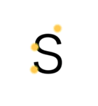 おしゃカワ点字（アルファベット）（個別スタンプ：19）