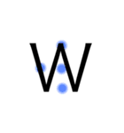おしゃカワ点字（アルファベット）（個別スタンプ：23）