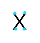おしゃカワ点字（アルファベット）（個別スタンプ：24）