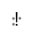 おしゃカワ点字（アルファベット）（個別スタンプ：30）