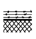 身近にあるフェンス♡長押しで重ねる（個別スタンプ：7）