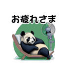 夏を感じるパンダのLINEスタンプ（個別スタンプ：5）