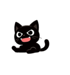 人気の黒猫（使いやすい文字なし）（個別スタンプ：38）