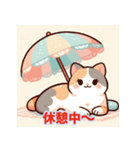 猫の夏スタンプ（個別スタンプ：11）