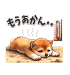 柴犬の夏スタンプ（個別スタンプ：39）