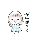 そばかすつけた女の子（個別スタンプ：27）