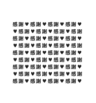 ♡⃛アレンジ機能の背景文字♡⃛(日常)（個別スタンプ：15）
