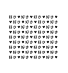 ♡⃛アレンジ機能の背景文字♡⃛(日常)（個別スタンプ：28）