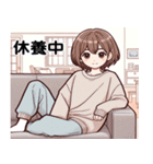 水商売等返事しやすい女の子（個別スタンプ：19）