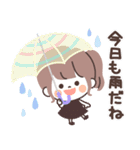 モノトーンPonyちゃん・梅雨（個別スタンプ：21）