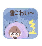 モノトーンPonyちゃん・梅雨（個別スタンプ：36）