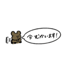 省スペースな無表情動物たち(敬語スタンプ)（個別スタンプ：31）