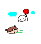 白イルカと仲間達（個別スタンプ：3）