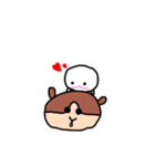 白イルカと仲間達（個別スタンプ：36）