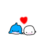 白イルカと仲間達（個別スタンプ：37）