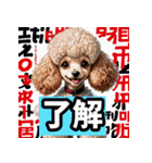 かわいいトイプードルと悲しいトイプードル（個別スタンプ：34）