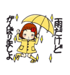 ひま子ちゃん625大人女子の雨模様スタンプ（個別スタンプ：15）