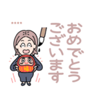 お仕事敬語/カスタムネーム付働く女子（個別スタンプ：33）