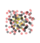 気まぐれお絵描き点（個別スタンプ：2）