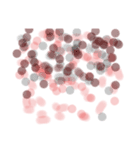 気まぐれお絵描き点（個別スタンプ：4）
