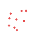 気まぐれお絵描き点（個別スタンプ：6）