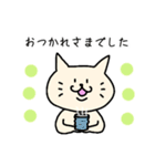 ふつうのねこさん 敬語（個別スタンプ：3）