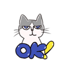 ネイティヴになりたかった猫さん（個別スタンプ：2）