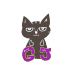 ネイティヴになりたかった猫さん（個別スタンプ：3）