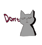 ネイティヴになりたかった猫さん（個別スタンプ：5）