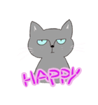 ネイティヴになりたかった猫さん（個別スタンプ：7）