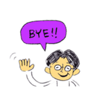MeganeOjisan Stamp（個別スタンプ：14）
