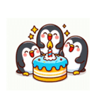 ケーキとペンギンの魅力（個別スタンプ：22）