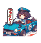 毎日使える旧車娘のLINEスタンプ（個別スタンプ：7）