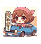 毎日使える旧車娘のLINEスタンプ（個別スタンプ：20）