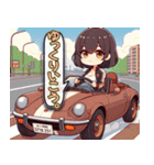 毎日使える旧車娘のLINEスタンプ（個別スタンプ：23）