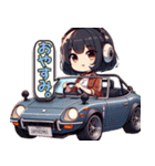 毎日使える旧車娘のLINEスタンプ（個別スタンプ：25）