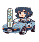 毎日使える旧車娘のLINEスタンプ（個別スタンプ：38）